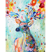 Colorful abstract deer - DIY Paint By Numbers Kits for Adults