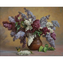 Colorful Lilacs in a vase