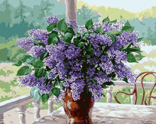 Purple Lavender in vase