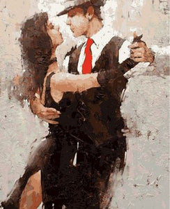 Woman and male dancing - DIY Paint By Numbers Kits for Adults