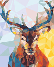 Abstract male deer - DIY Paint By Numbers Kits for Adults