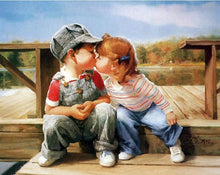 Childhood kiss