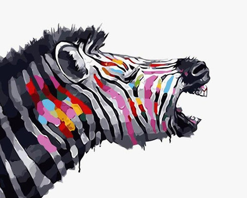 Abstract Zebra